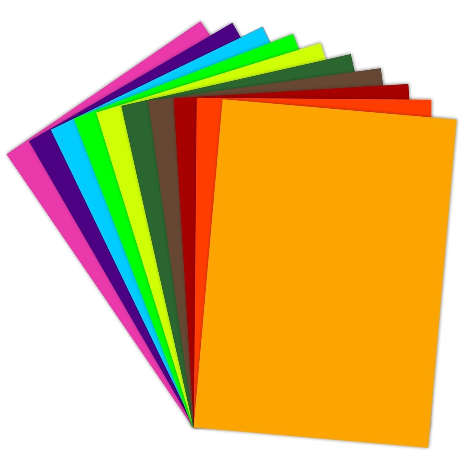 A4 Bright Color Paper - Multi Colour