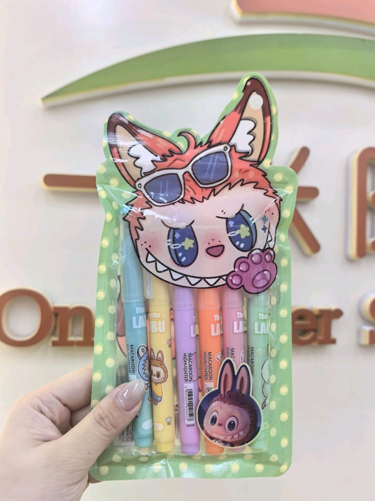 Labubu highlighter pens